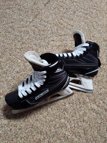 Used Bauer Supreme S170 Hockey Goalie Skates D&R (Regular) Size 6