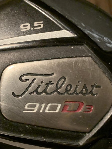 Used Men's Titleist Right Handed 910D3 Driver Stiff Flex Loft 9.5