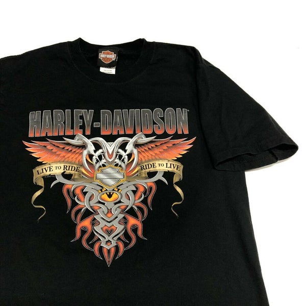 Womens Yankee HARLEY-DAVIDSON *Old Signage* T-Shirt