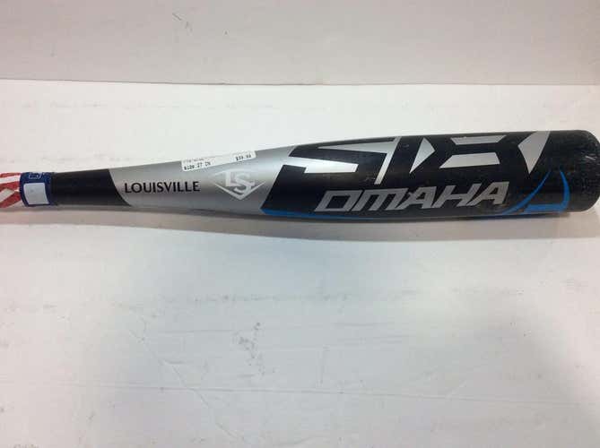 Used Louisville Slugger Omaha 518 27" -10 Drop Baseball & Softball Usssa 2 3 4 Barrel Bats