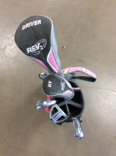 Used Maxfli Rev 2 6 Piece Graphite Ladies Golf Junior Club Sets