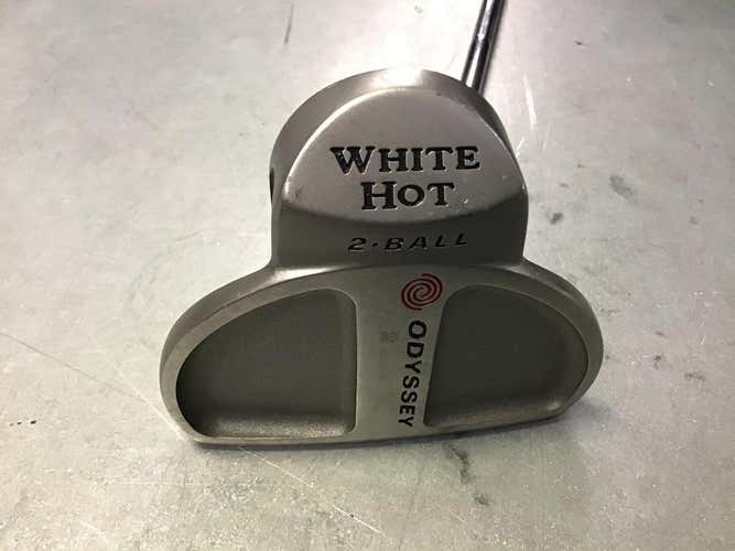 Used Odyssey White Hot 2-ball Mallet Golf Putters