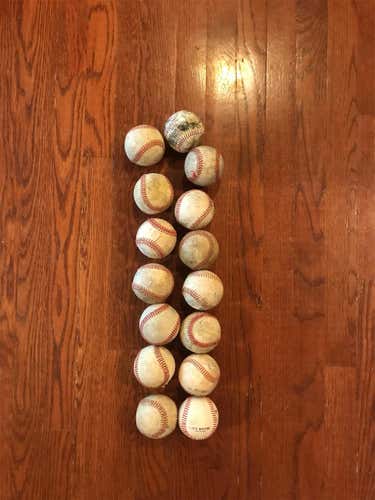 Used 15 Pack Baseballs