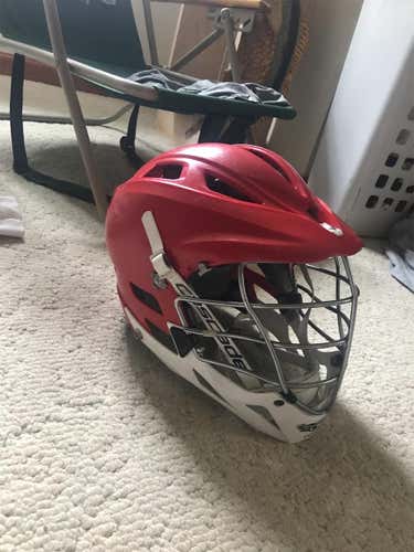Red Used Cascade Helmet