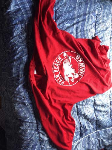 Red Adult Medium/Large CCM Pro Stock Jersey