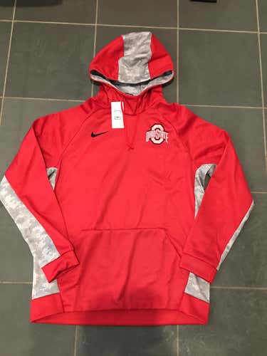 New Nike Mens Ohio State Buckeyes Hoodie Sweatshirt $75 LG