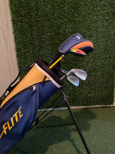 Used Left Handed Junior Golf Clubs (6 Club Set) *Check Description For Details*