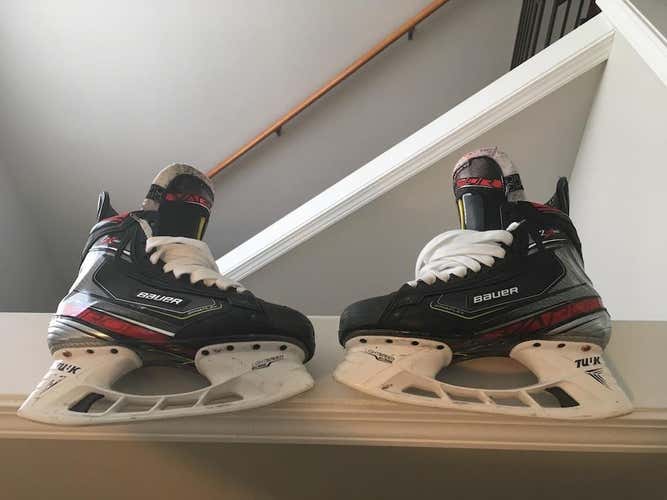 Senior Used Bauer Vapor 2X Pro Hockey Skates EE (Extra Wide) Size 7.5 **NO STEEL**