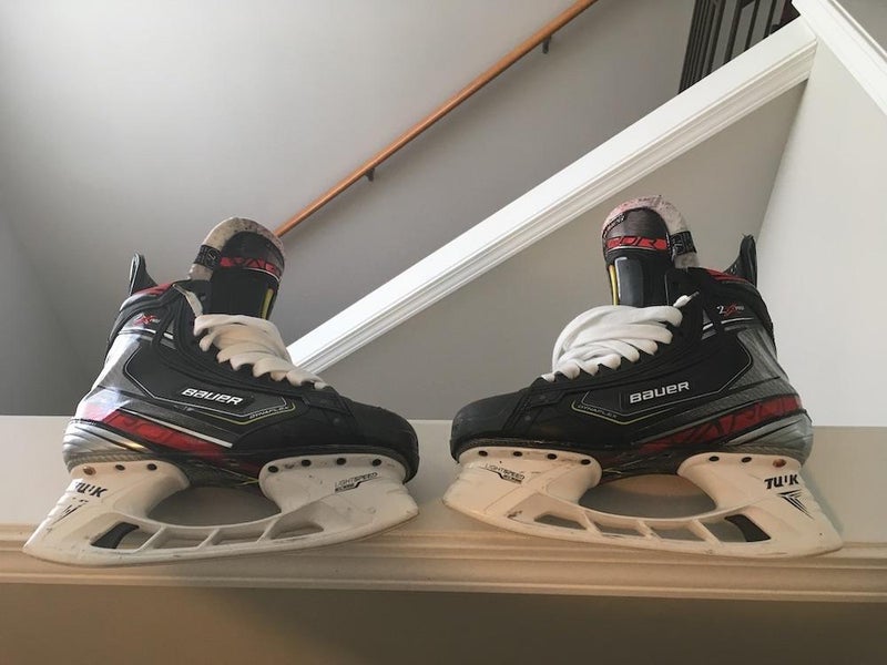 Senior Used Bauer Vapor 2X Pro Hockey Skates EE (Extra Wide) Size 7.5 **NO STEEL**
