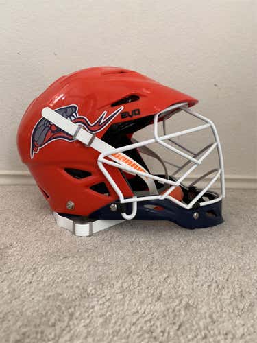 Rattlers Orange Warrior Evo Helmet