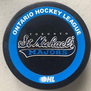 St Michaels Majors OHL Official game puck