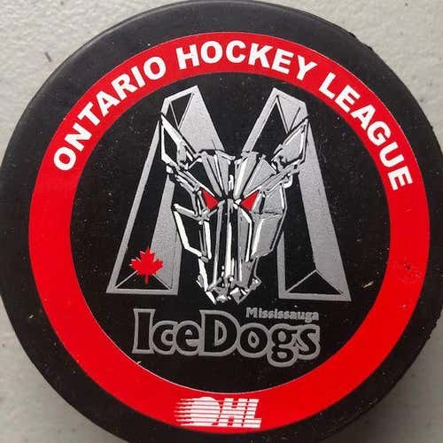 Mississauga IceDogs OHL Official Game Puck (Defunct team)