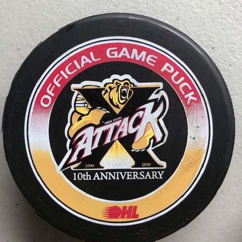 Owen Sound Attack OHL Official Game Puck