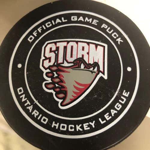 Guelph Storm OHL Official Game Puck