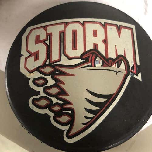 Guelph Storm OHL Older version Official Game Puck