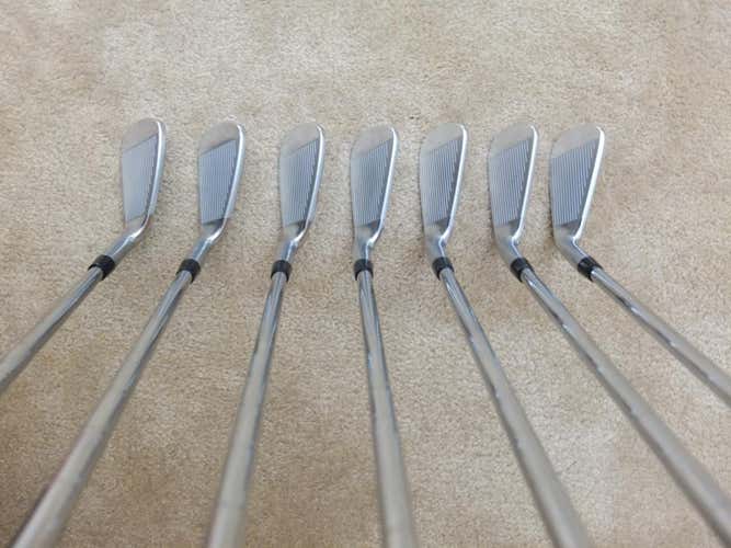 Used Right Handed Tour Authentic X-Prototype Stiff Flex Steel Shaft Iron Set