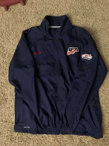 USA Hockey Men's Large Nike Dri-Fit Jacket