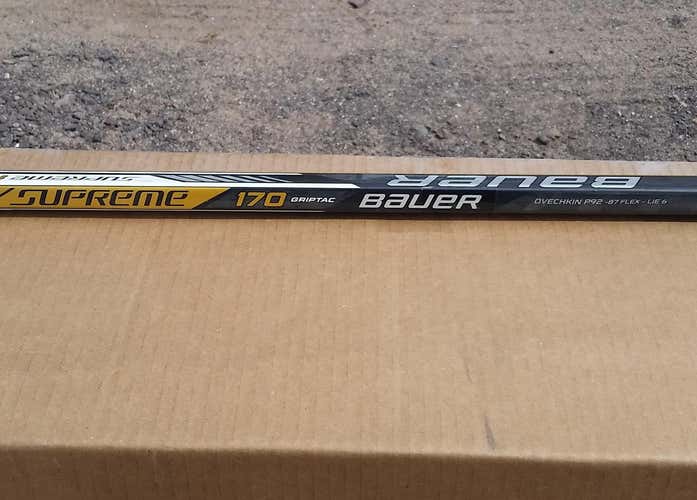 2-Pack|New|Bauer Supreme 170|Senior|Hockey Stick|Lefty| P92, P88|87 Flex