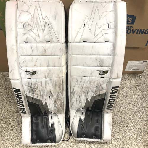 Used 34+2 Vaughn Velocity V7 Goalie Leg Pads