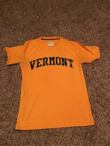 Yellow Men's Vermont Catamounts Medium Adidas Shirt