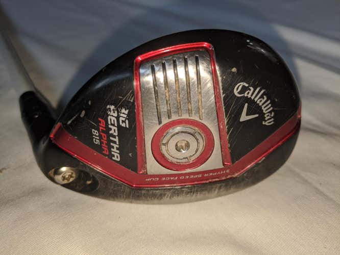Used Men's Callaway  Big Bertha alpha 815 Hybrid Stiff Flex 4H RH