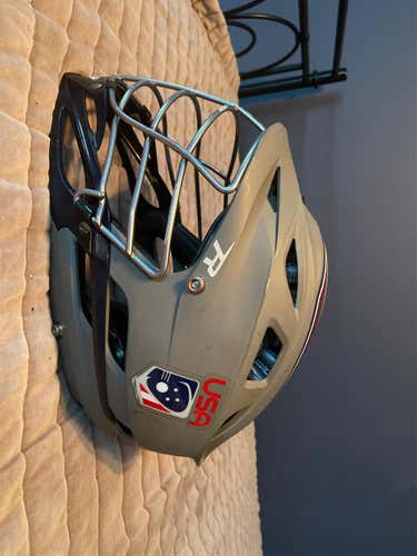 Gray Used Player Cascade R Helmet