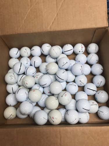 White Used TaylorMade Balls