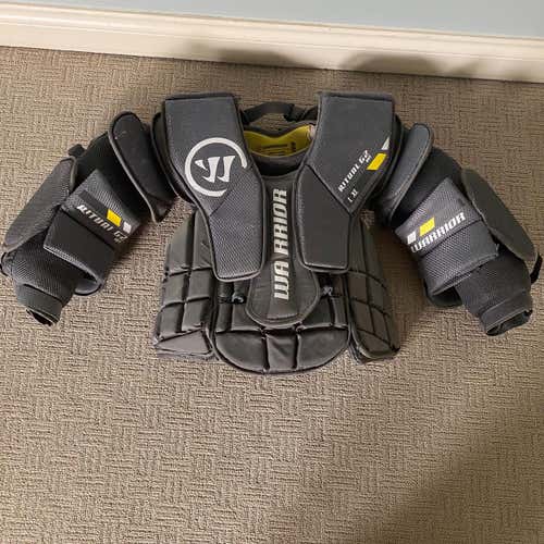 Intermediate Used XL Warrior Ritual G2 Goalie Chest and Arm Protector Goalie Chest Protector