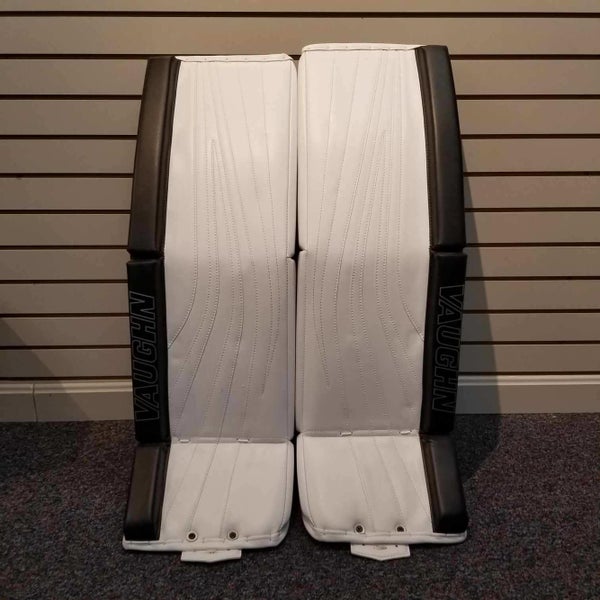 New Senior 35+2" Vaughn Ventus SLR Pro Carbon Goalie Leg Pads White/Black