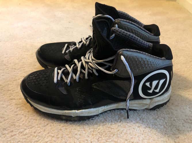 Black Men's Turf Cleats Warrior