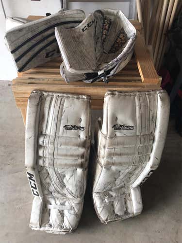 used CCM goalie set