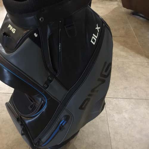 Silver  Ping DLX 14 Club Cart Bag