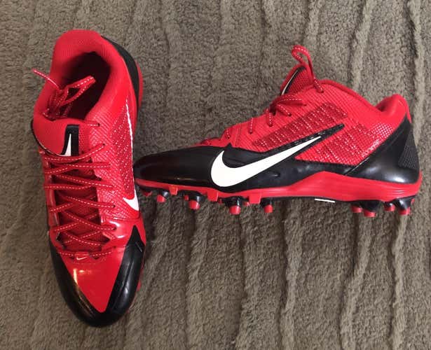 Atlanta Falcons Team Issued Nike Alpha Pro Cleats Sz 10.5