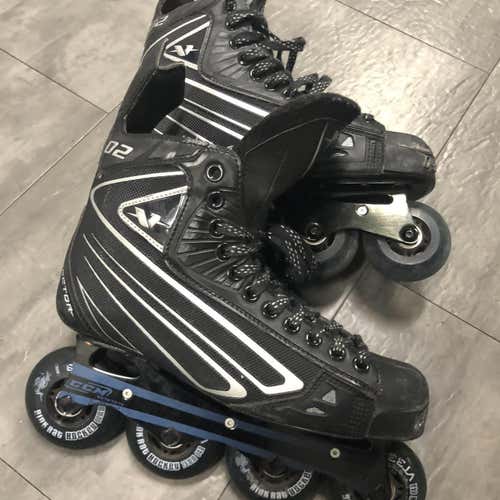 CCM Size 8 Inline Skates, Regular Width, Outdoor Wheels,Great Condition!