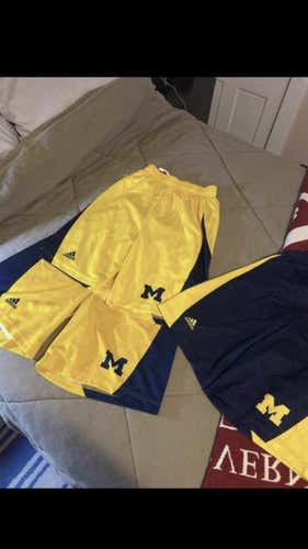 Michigan Lacrosse Maize Game Shorts