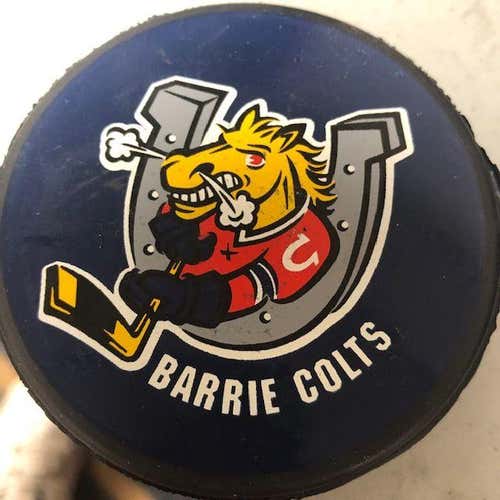 Barrie Colts OHL Official Game Puck