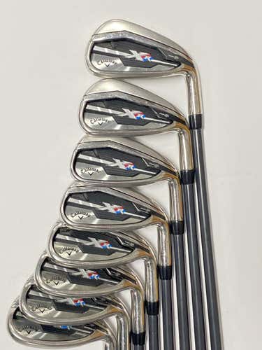 Callaway Xr 6i-gw + Lw Graphite Senior Golf Iron Set