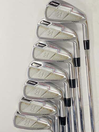 Bridgestone J15df 4i-pw Steel Stiff Golf Iron Or Hybrid Sets