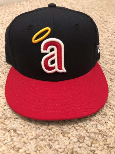 Blue Men's LA Angles  7 1/8 New Era Hat