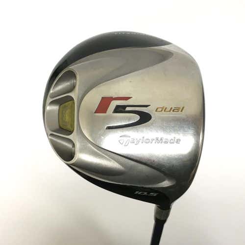 Used Taylormade R5 Dual Mens Right 10.5 Degree Driver Graphite Stiff