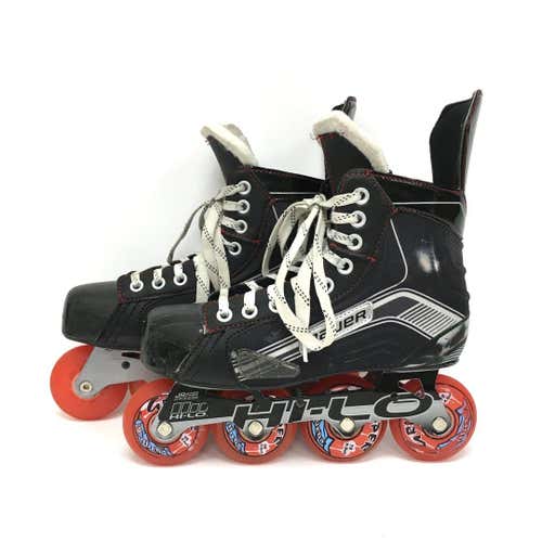 Used Bauer X300r Roller Hockey Skates Junior Size 5r