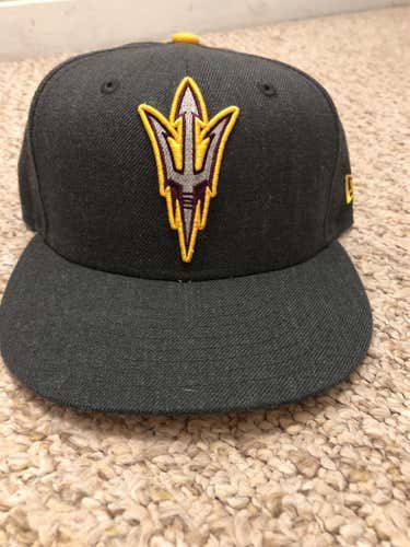 Gray ASU Men's 7 1/8 New Era Hat