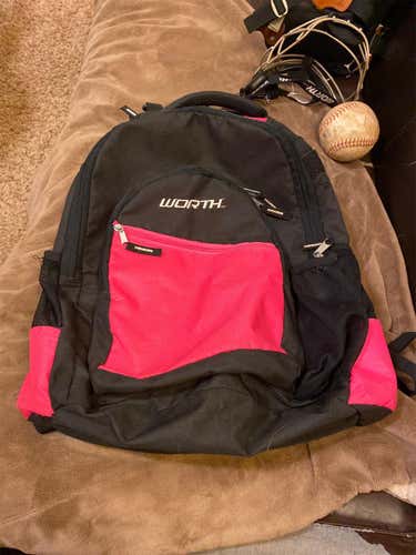 Worth Softball Bat Bag. Holds Two Bats