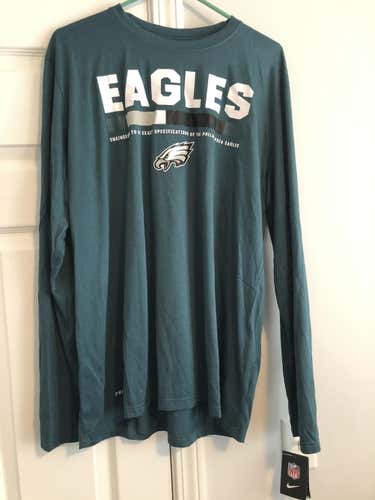 Eagles Green New Adult Men's XL Nike Shirt