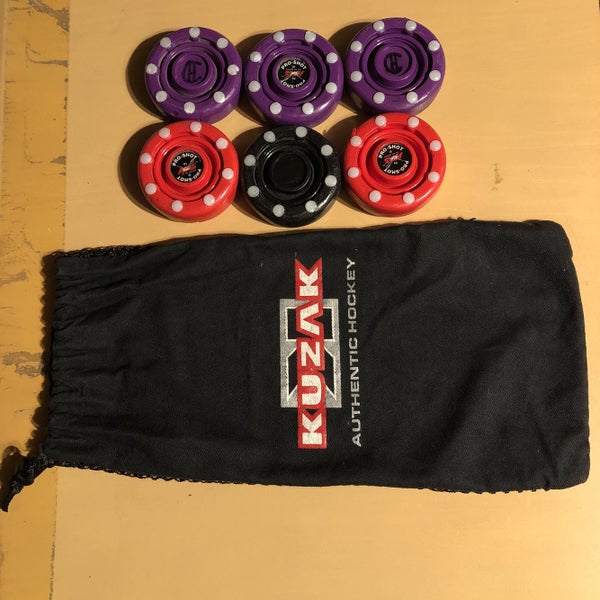 6 IDS Pucks & Kuzak Bag.  Used.