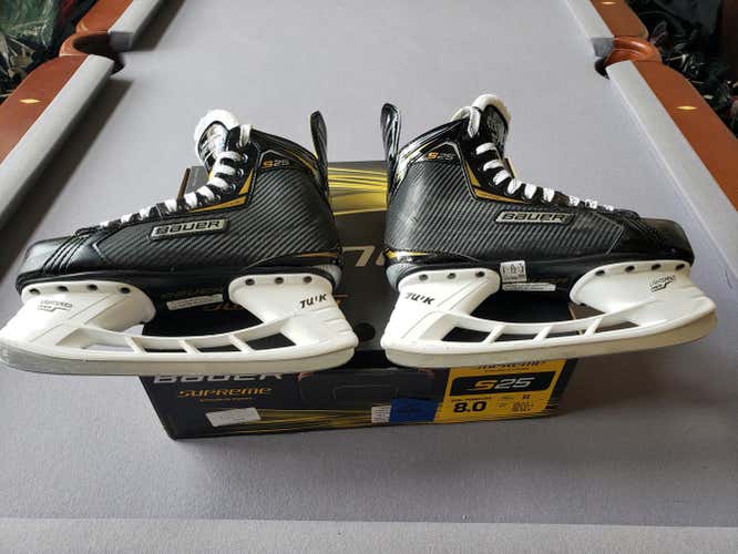 Bauer Supreme S25 Hockey Skates D&R Size 8 D Very Nice