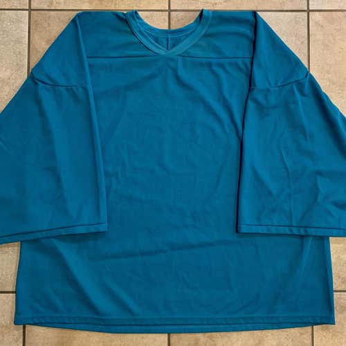 Vintage CCM Teal Practice Jersey Sr Goalie Cut