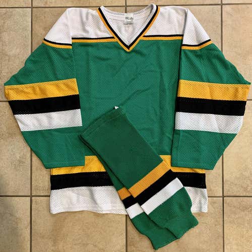 Athletic Knit Minnesota North Stars Game Jersey / Sock Combo Sz M