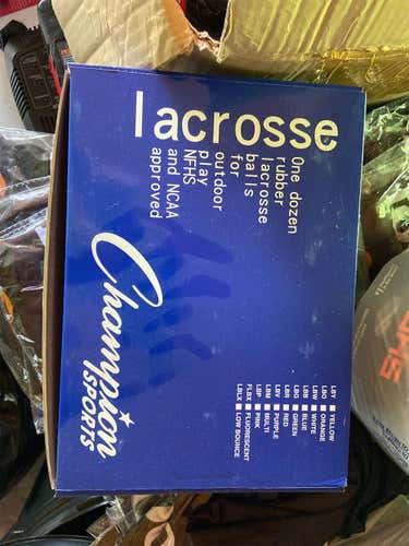 New  12 Pack Lacrosse Ball