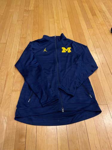 Michigan Blue Unisex Large Air Jordan Jacket RARE